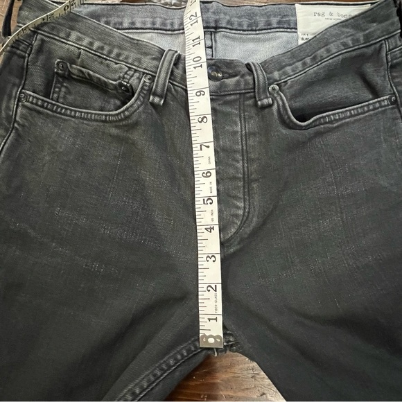 RAG & BONE FIT 2 slim Size 30 STEEL Gray color jeans Denim soft and comfortable - Picture 7 of 8